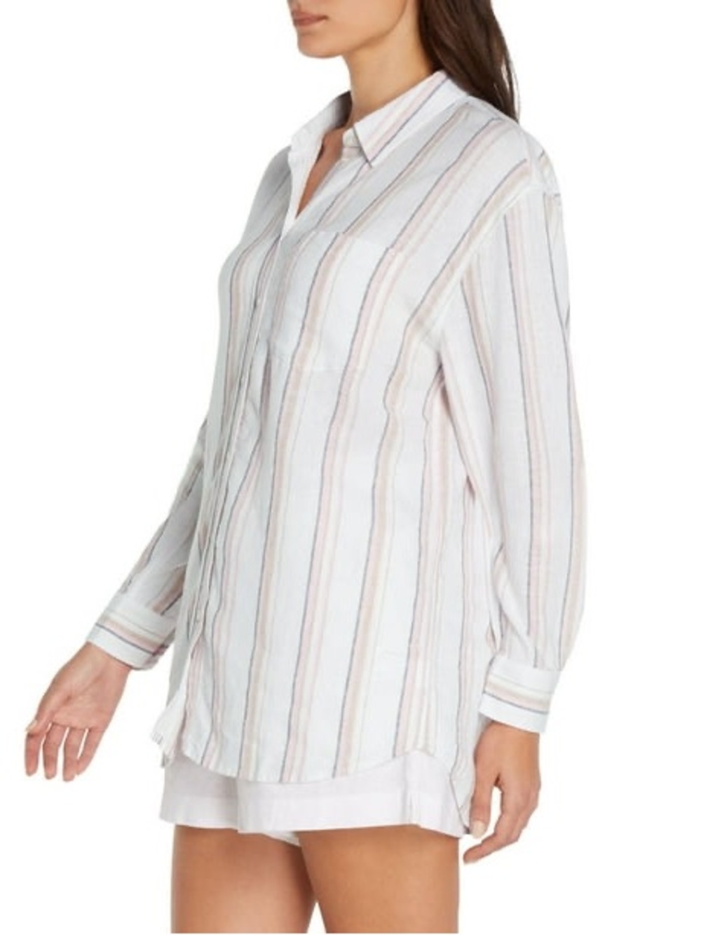 Gap Women's Linen Button-Down Top Multi Color Size Medium NWT - Picture 5 of 12